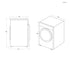 Asciugatrice Libera Installazione Caricamento Frontale Candy Smart Pro CSOE H8A2DE-S 8 kg A++ Bianco