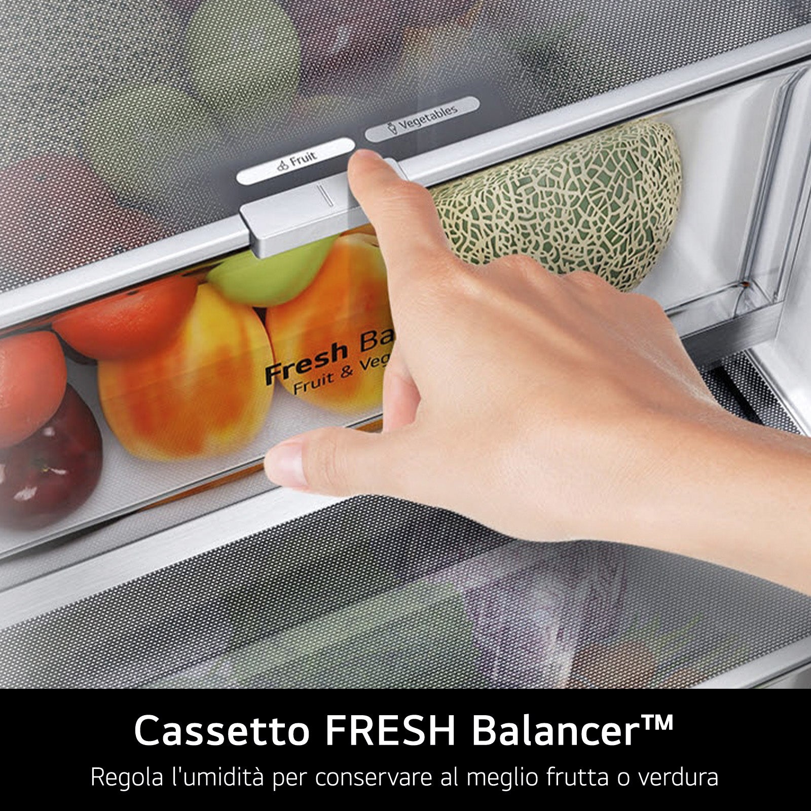 Frigorifero Side-by-Side Libera Installazione LG InstaView GSVV80PYLL 655L Classe E Argento