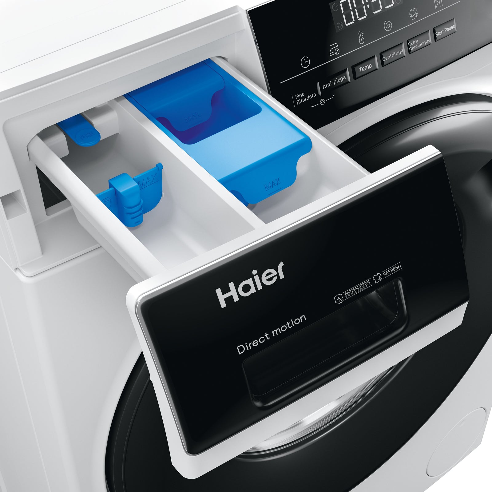 Lavatrice Libera Installazione Caricamento Frontale Haier I-Pro Series 3 HW80-B14939 8 kg 1400 Giri/min Bianco