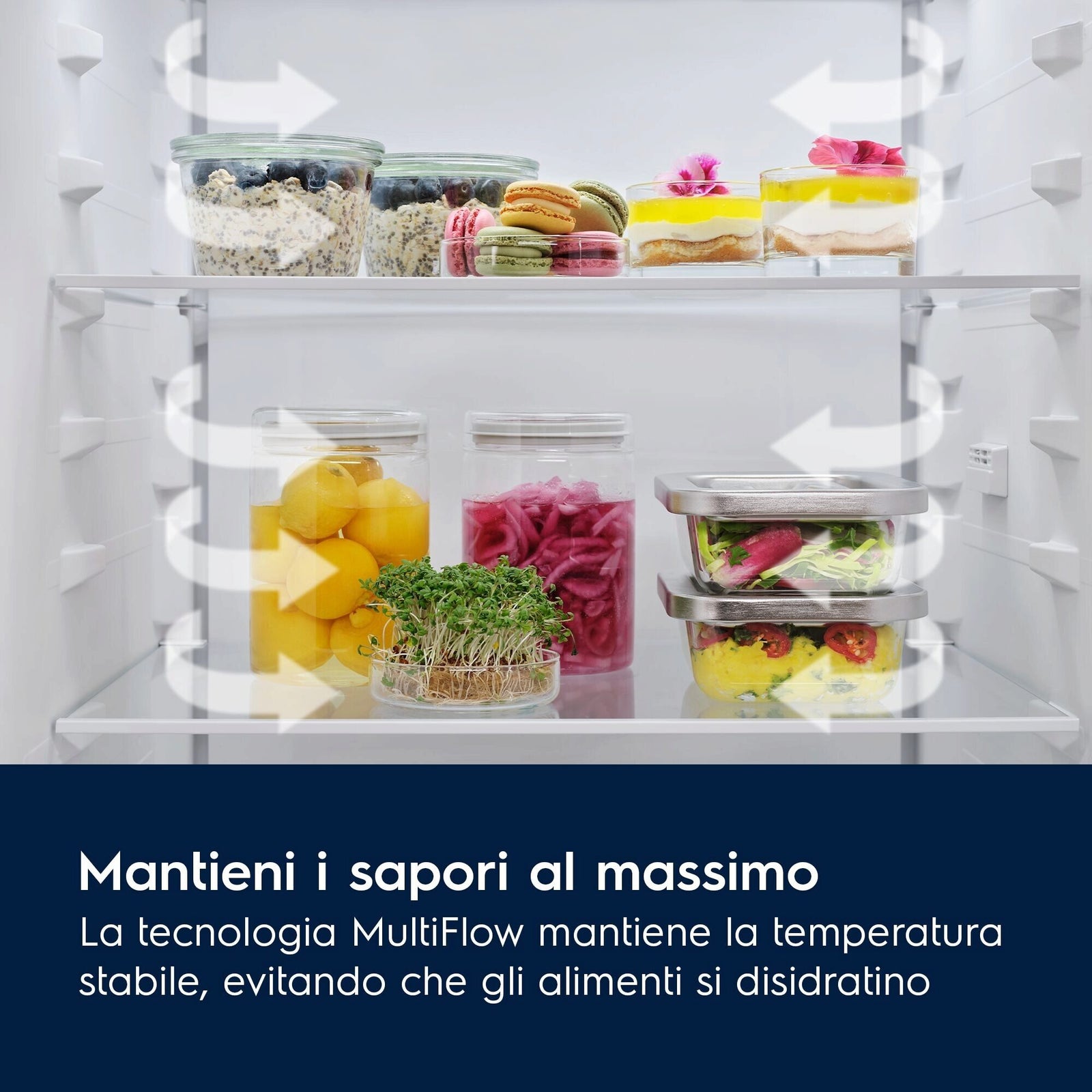 Frigorifero con Congelatore Libera Installazione Electrolux Serie 600 TwinTech® LNT5ME32W1 Total No Frost 186 cm