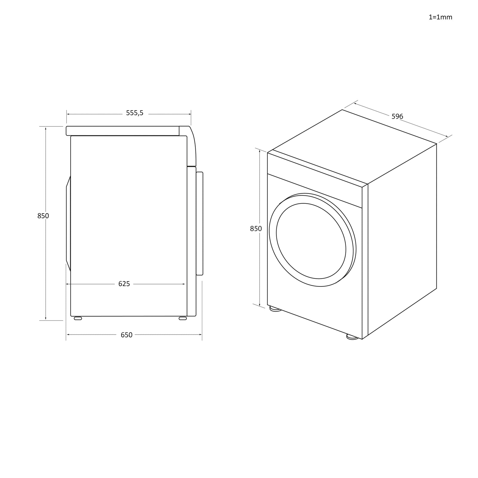 Asciugatrice Libera Installazione Caricamento Frontale Haier HD90-A3959 9 kg A+++ Bianco