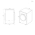 Asciugatrice Libera Installazione Caricamento Frontale Haier HD90-A3959 9 kg A+++ Bianco
