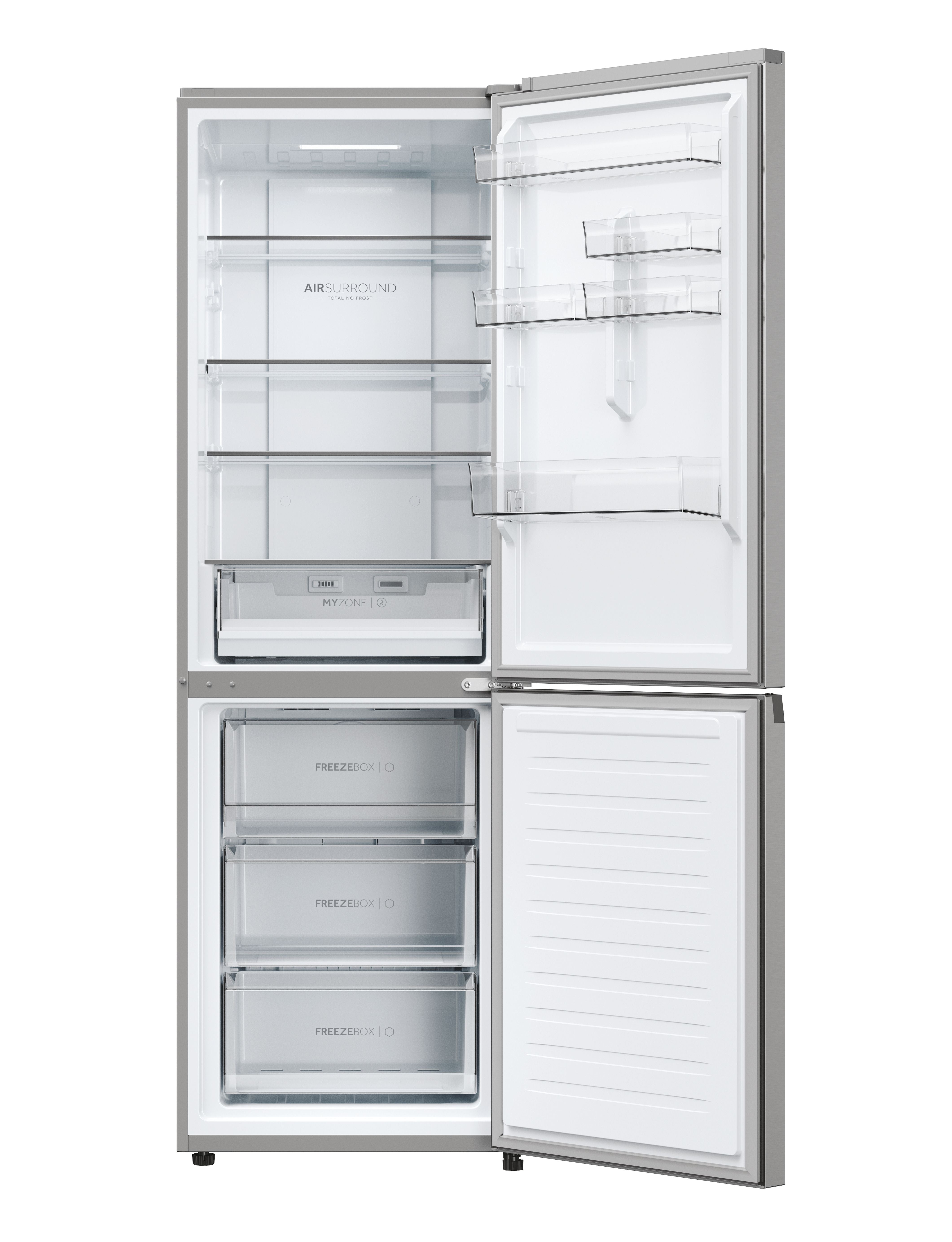 Figorifero Combinato Libera Installazione Haier 2D 60 Serie 3 Pro HDPW3618DNPK 352L Classe D Platino
