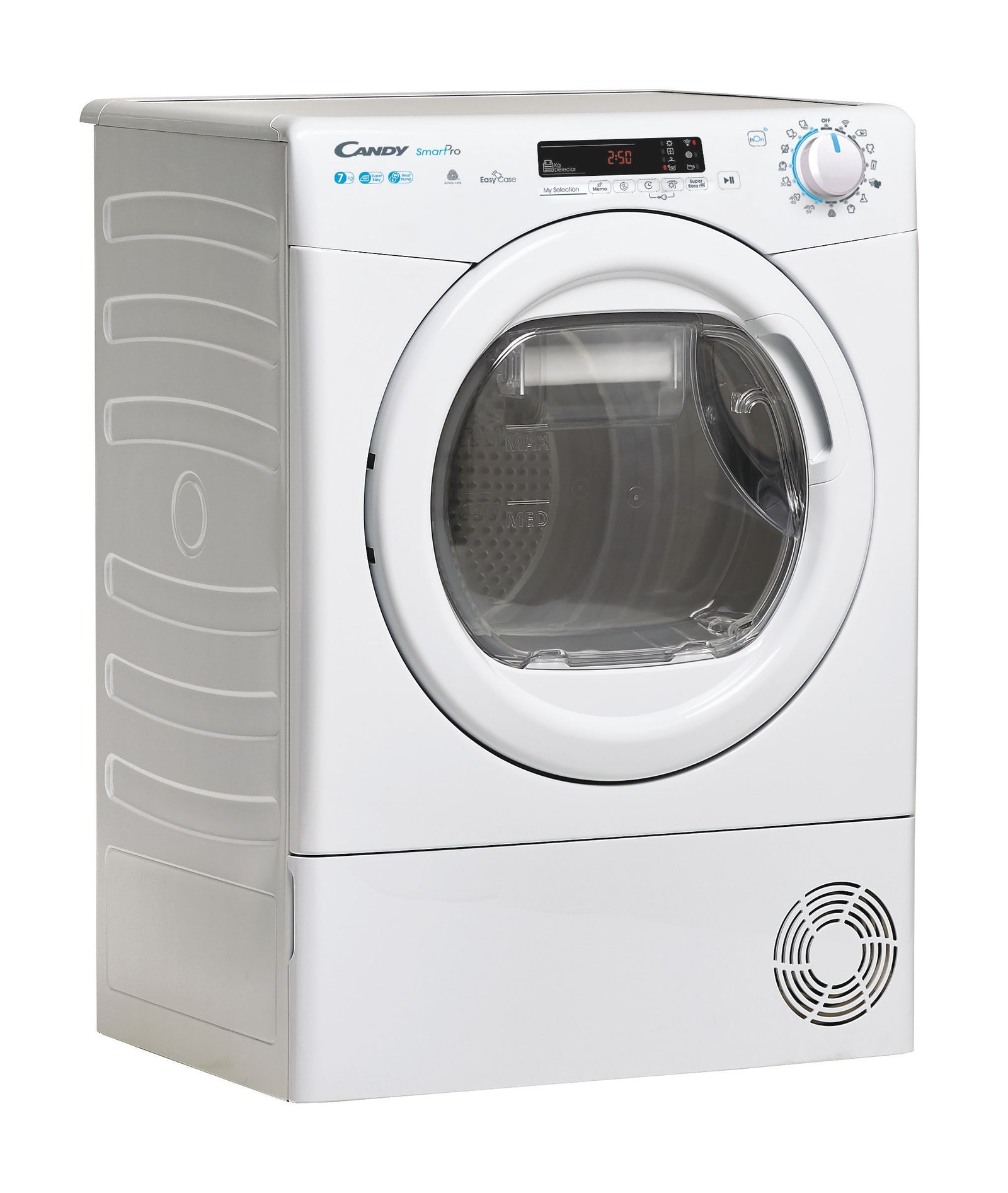 Candy Smart Pro CSOE H7A2DE-S 7 kg A++ White Front-Loading Freestanding Tumble Dryer