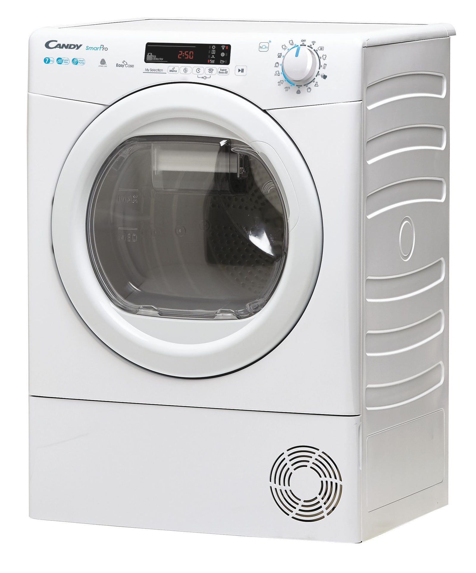 Candy Smart Pro CSOE H7A2DE-S 7 kg A++ White Front-Loading Freestanding Tumble Dryer