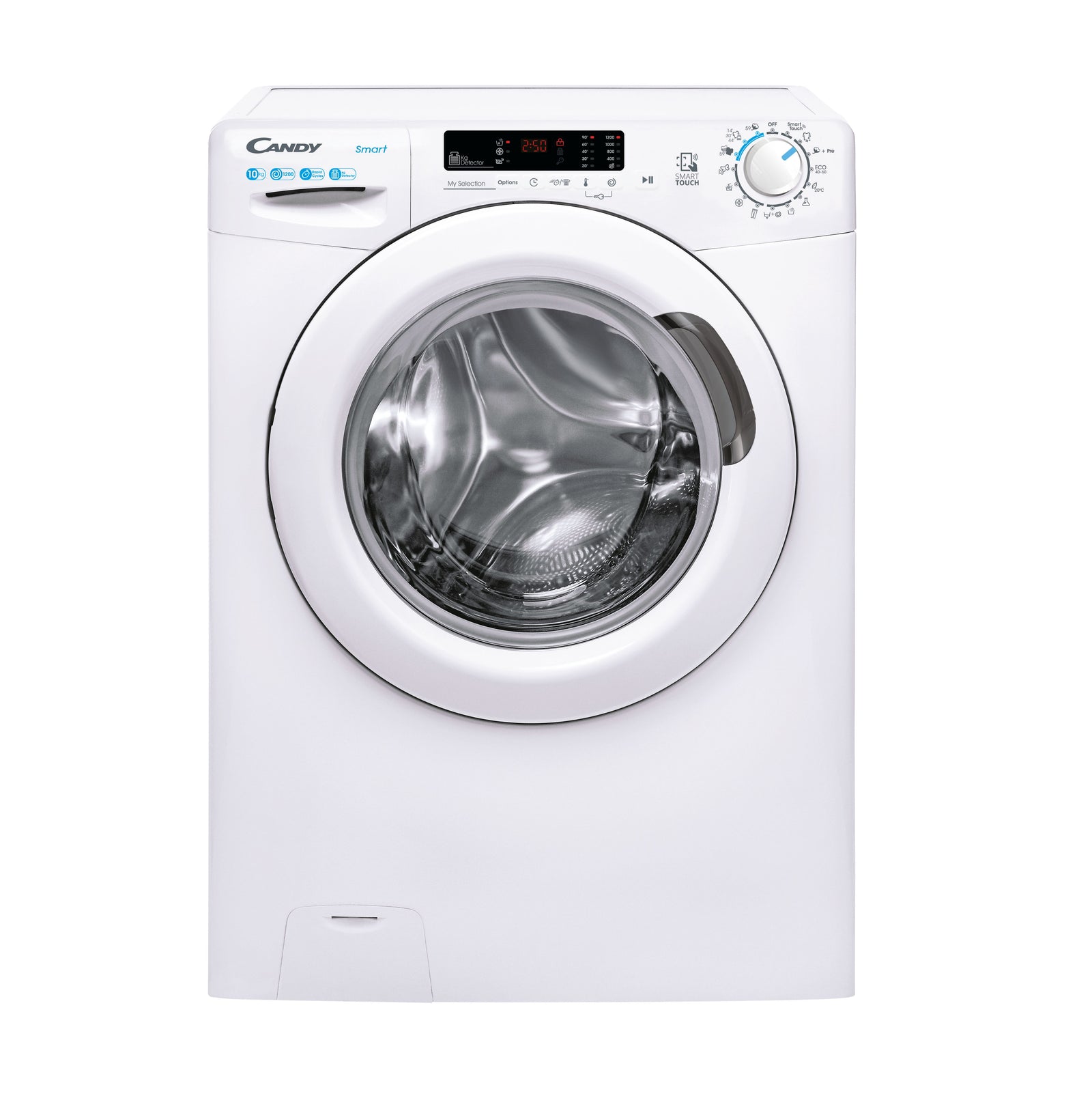 Lavatrice Libera Installazione Caricamento Frontale Candy Smart CS 12102DW4/1-S 10 kg 1200 Giri/min Bianco