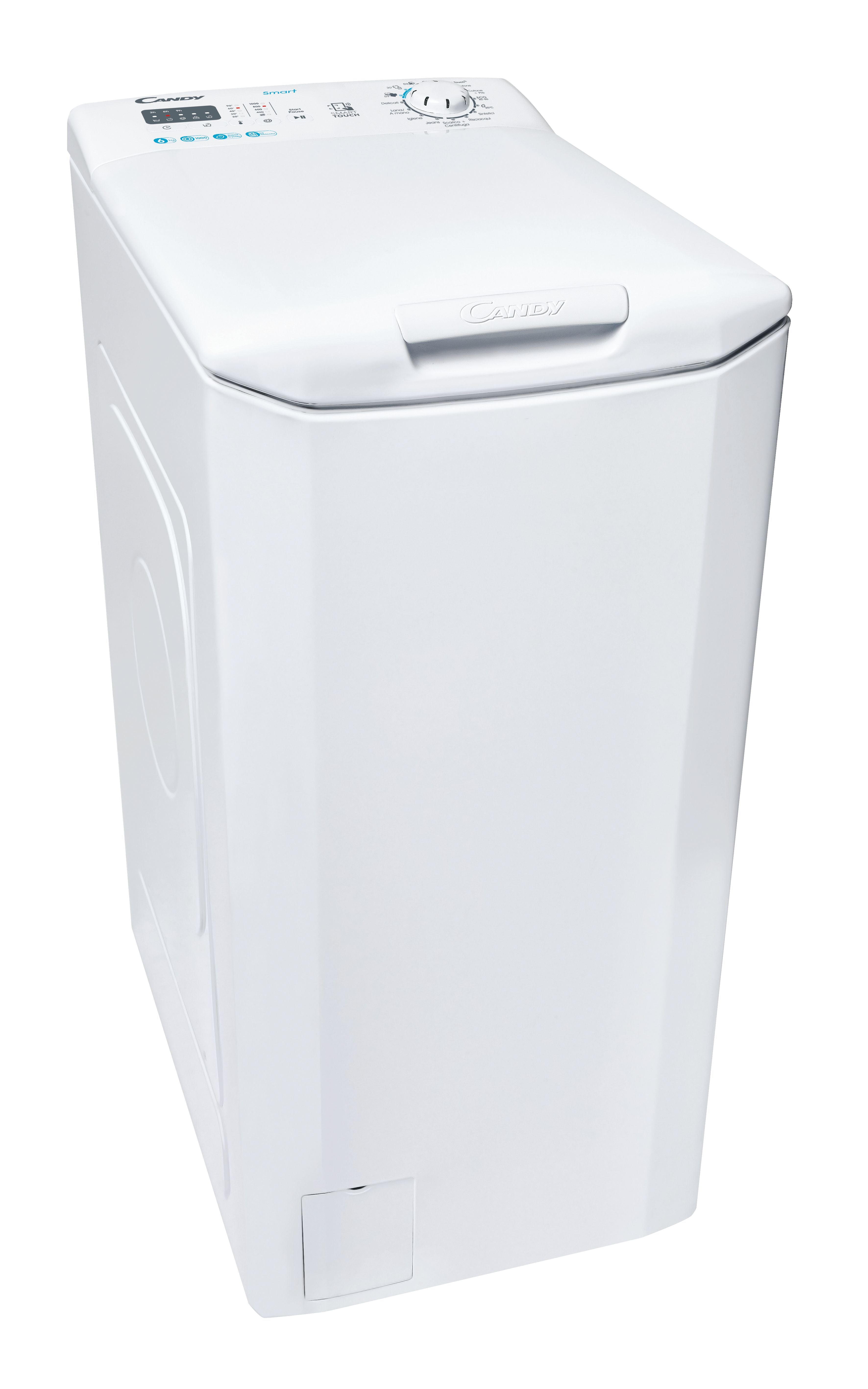 Lavatrice Libera Installazione Caricamento Dall'Alto Candy Smart CST 06LE/1-11 6 kg 1000 Giri/min Bianco