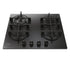 Piano Cottura a Gas Da Incasso Candy Moderna CVG6BR4WTB Nero 60 cm Gas 4 Fuochi