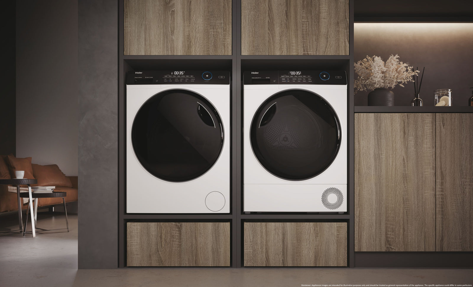 Asciugatrice Libera Installazione Caricamento Frontale Haier HD90-A3959 9 kg A+++ Bianco