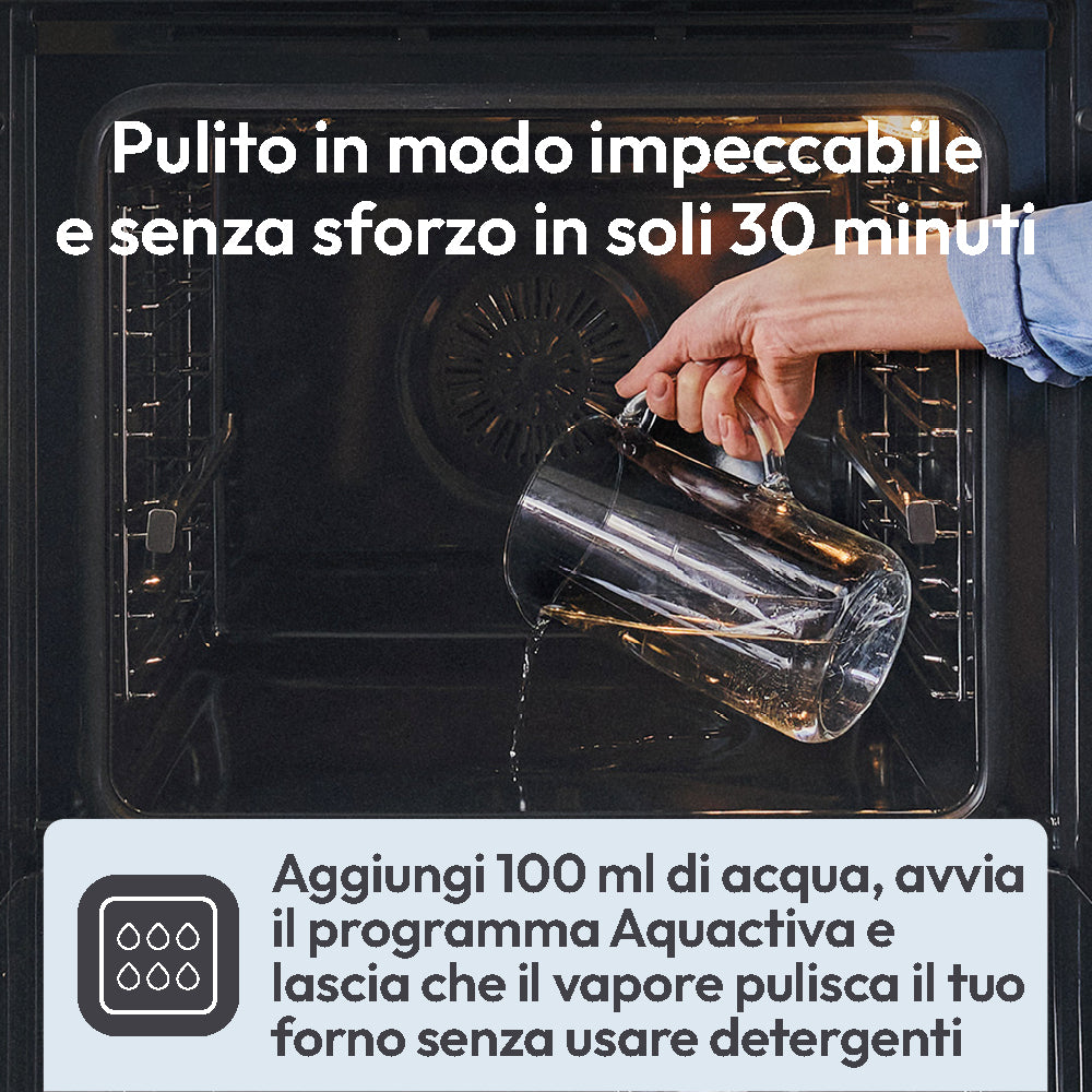 Forno Da Incasso Candy New Moderna CA6 N3B1HTX 78L in Acciaio Inox, Nero