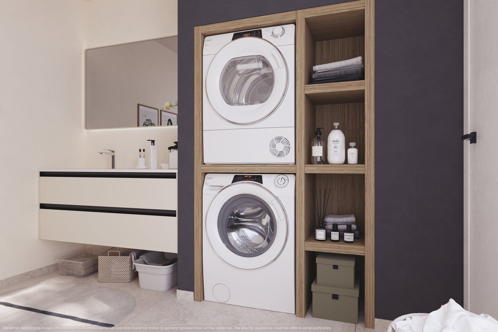 Asciugatrice Libera Installazione Caricamento Frontale Candy RapidÓ ROE H9A2TCEX-S 9 kg Bianco
