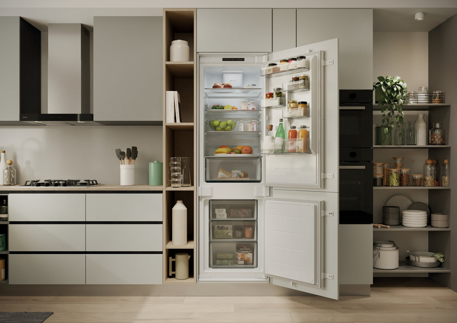 Frigorifero Con Congelatore Da Incasso Candy Fresco CNBQL3518EV 268L Classe E