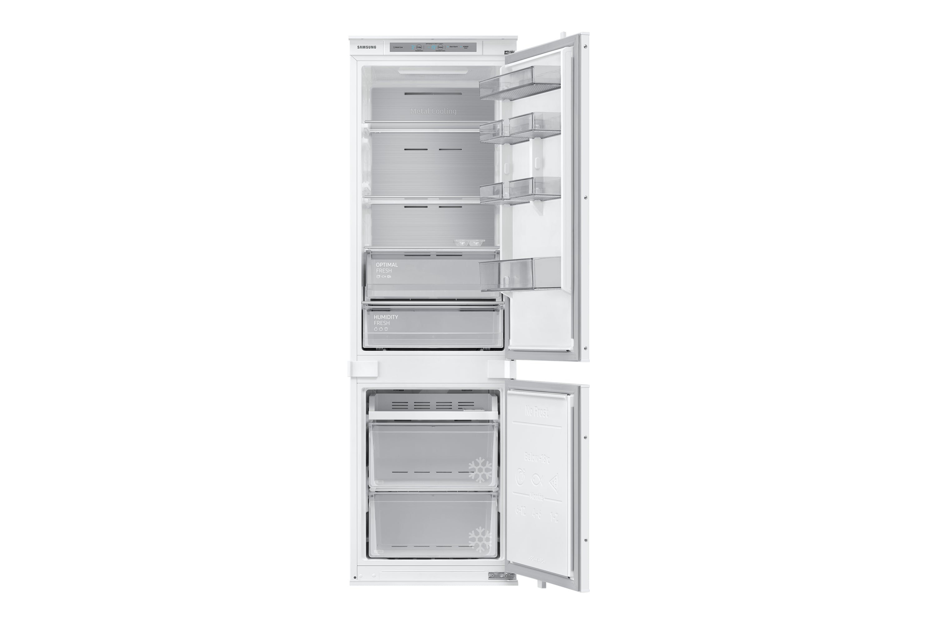 Frigorifero Combinato Da Incasso Samsung F1RST™ BRB26703CWW Total No Frost 264L Classe C