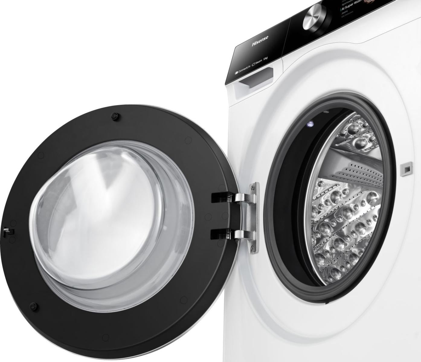 Lavatrice Libera Installazione Caricamento Frontale Hisense WF7S1247BW 12 kg 1400 Giri/min Bianco