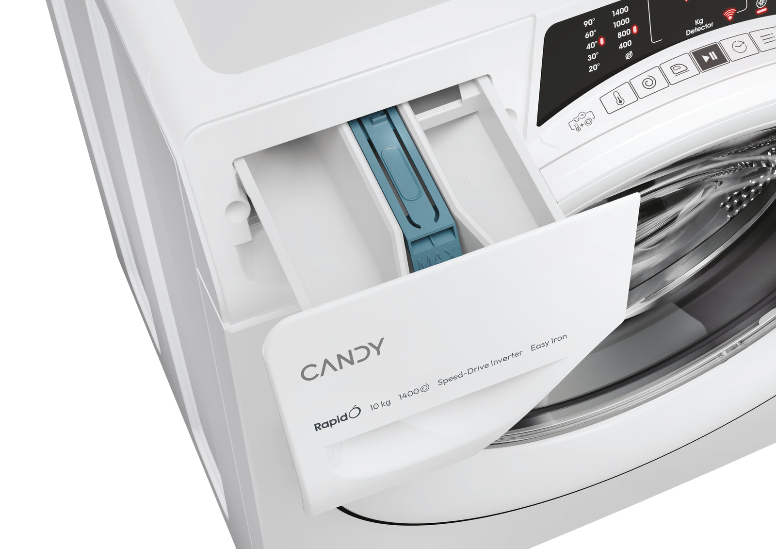 Lavatrice Libera Installazione Caricamento Frontale Candy RapidÓ RO 14104DWMT/1-S 10 kg 1400 Giri/min Bianco