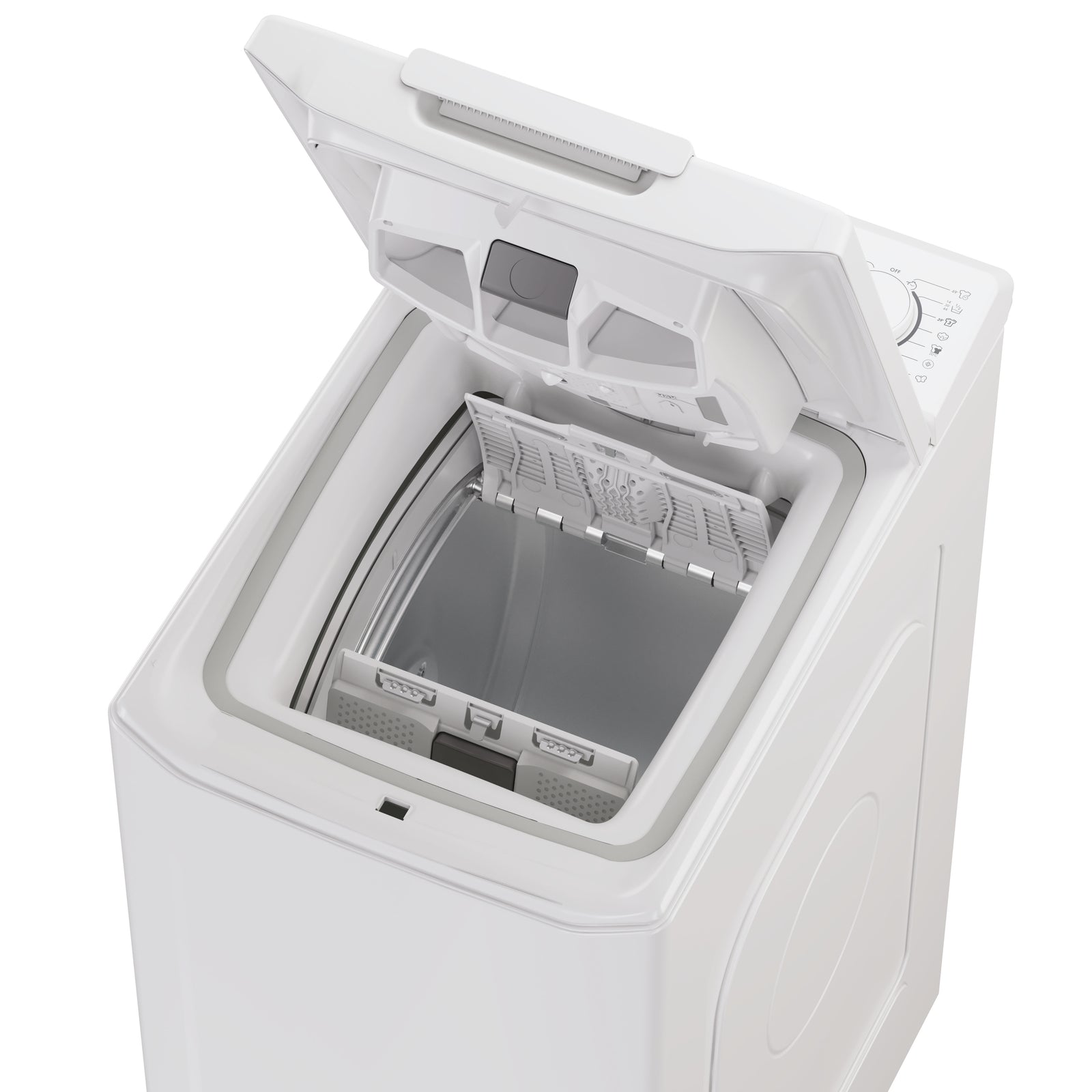 Lavatrice Libera Installazione Caricamento Dall'Alto Candy ProWash TCA063D3-S 6 kg 1000 Giri/min Bianco Classe C