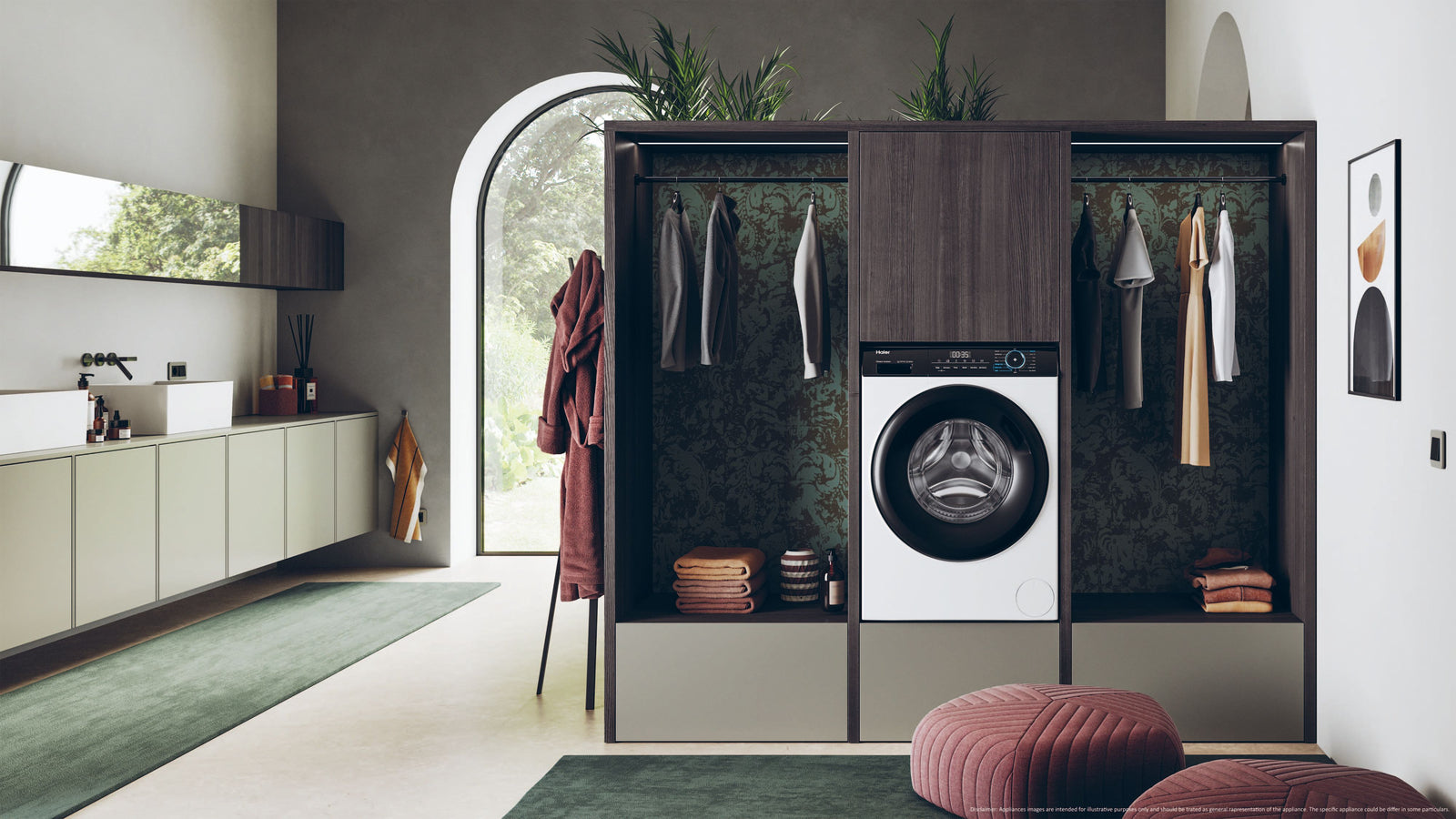 Lavatrice Libera Installazione Caricamento Frontale Haier I-Pro Series 3 HW80-B14939 8 kg 1400 Giri/min Bianco