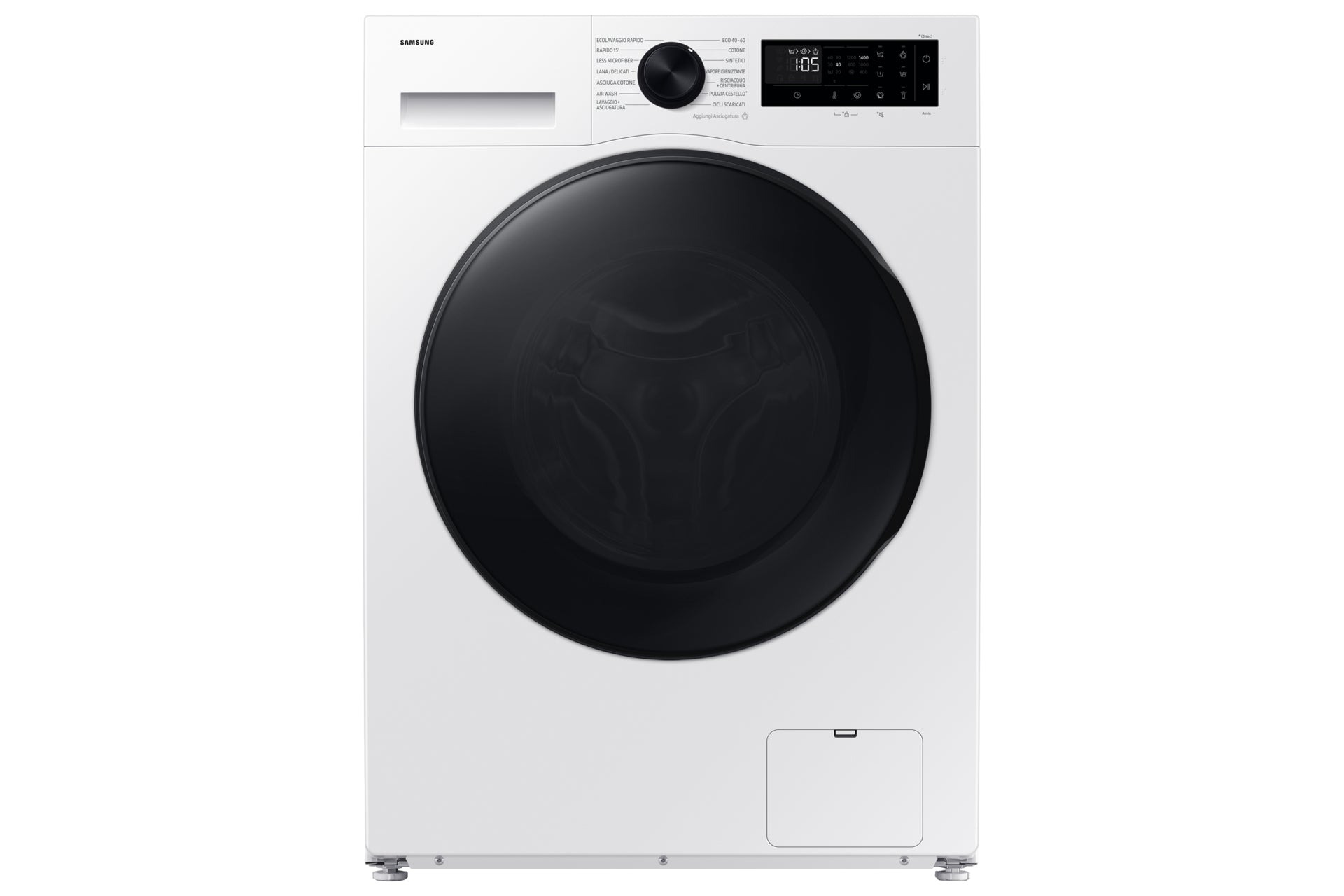 Lavasciuga Libera Installazione Carico Frontale Samsung WD90DG5G34BEET Crystal Clean Slim 9Kg
