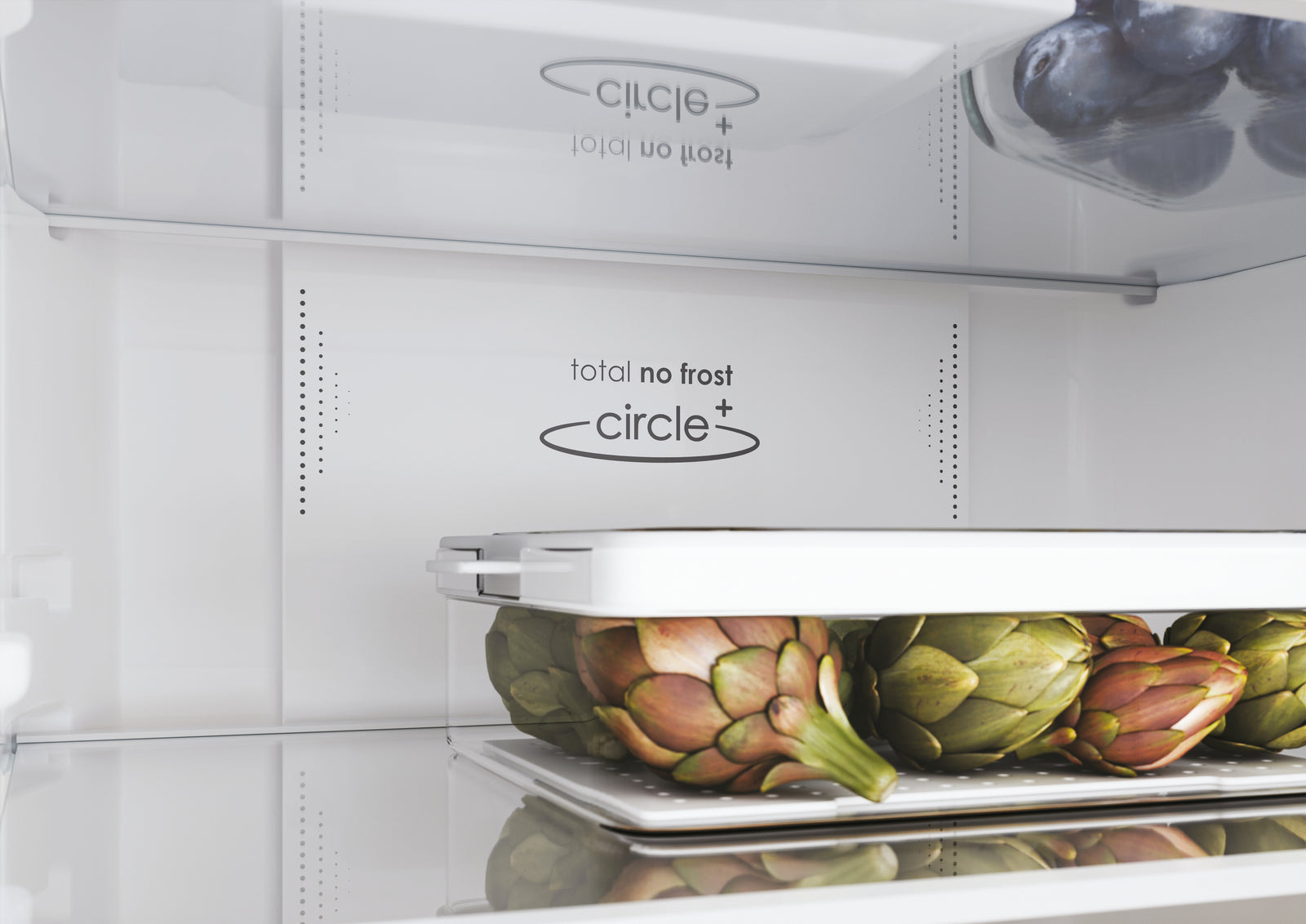 Frigorifero Con Congelatore Libera installazione Candy Fresco CCE3T618EW 341L Classe E Bianco