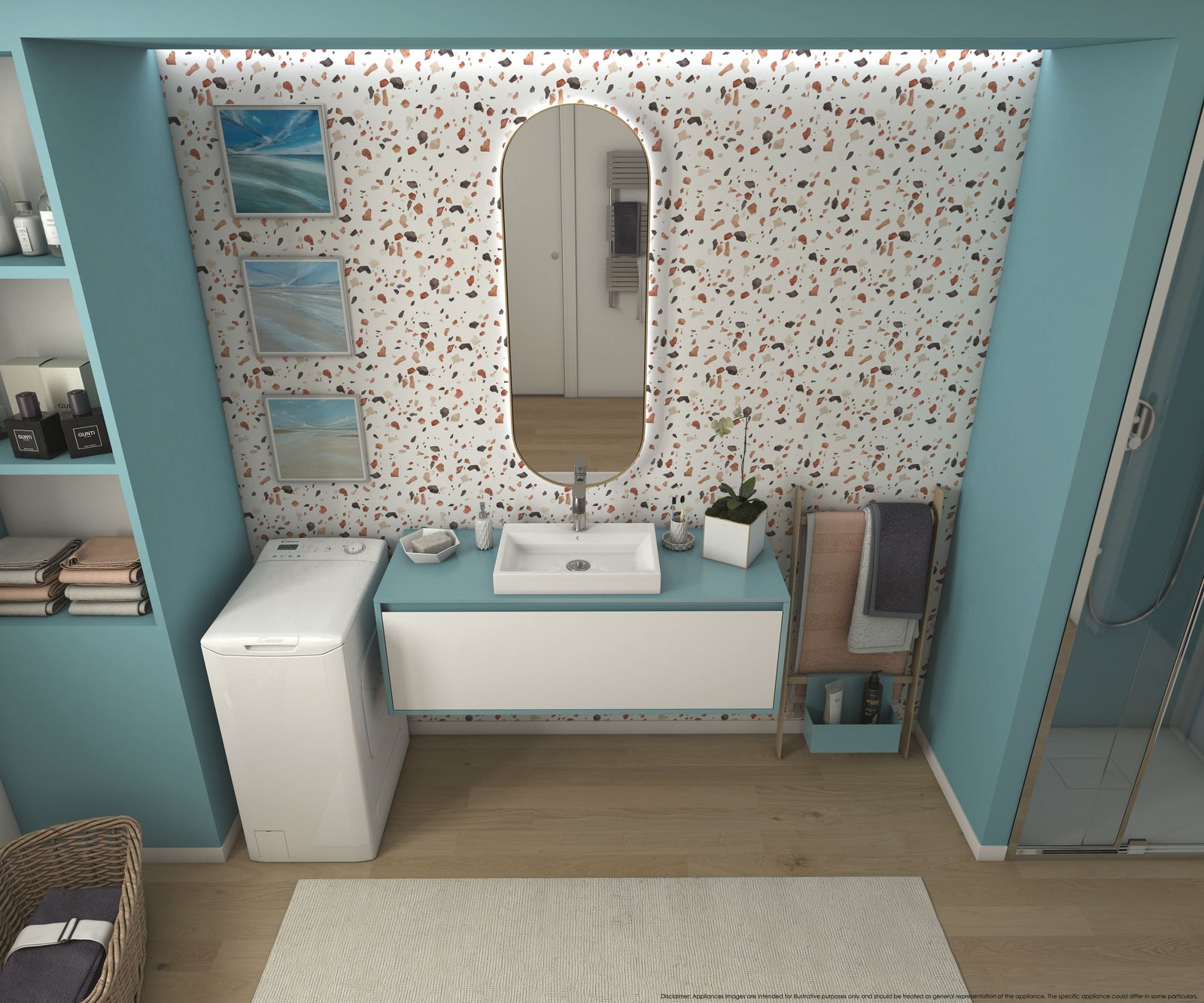 Lavatrice Libera Installazione Caricamento Dall'Alto Candy Smart CST 06LE/1-11 6 kg 1000 Giri/min Bianco