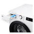 Lavatrice a Vapore Libera Installazione Caricamento Frontale LG F4R3013NSWB 13kg AI DD Classe A 1400 giri/min