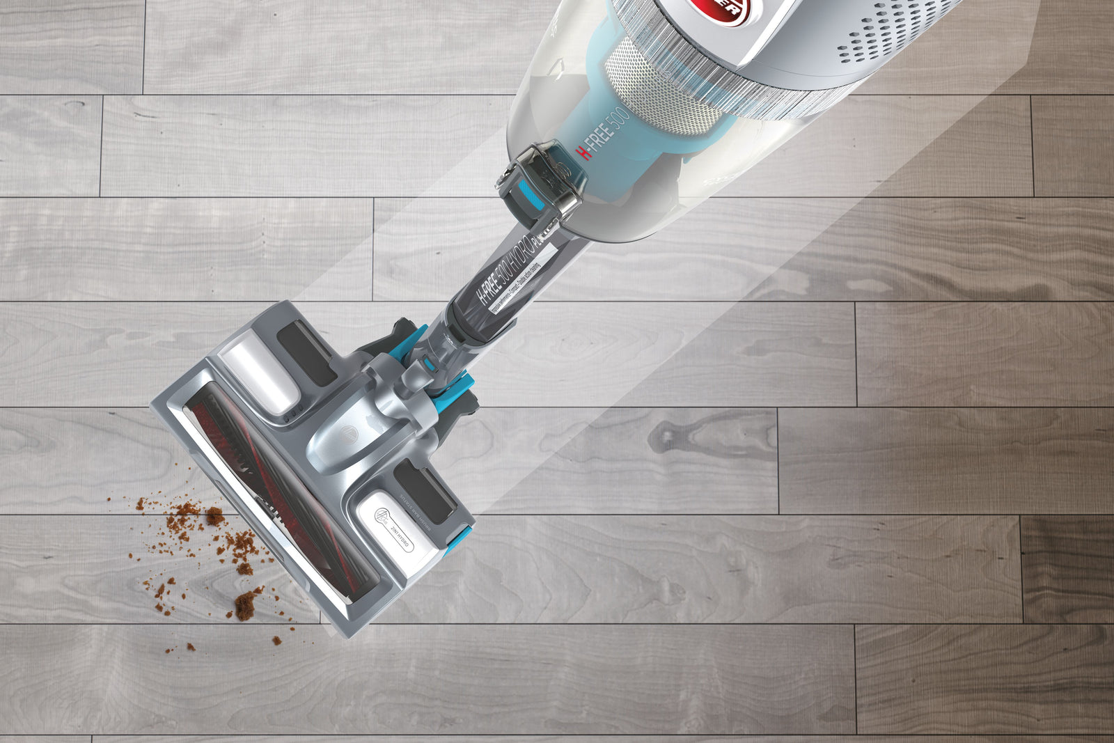 Aspirapolvere 2 in 1 senza filo Hoover HYDRO PLUS HF522YSE 011 330W 0,45 L Blu