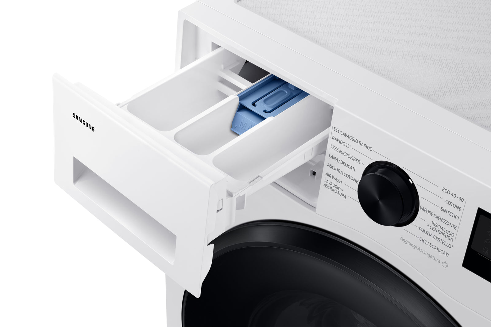 Lavasciuga Libera Installazione Carico Frontale Samsung WD90DG5G34BEET Crystal Clean Slim 9Kg