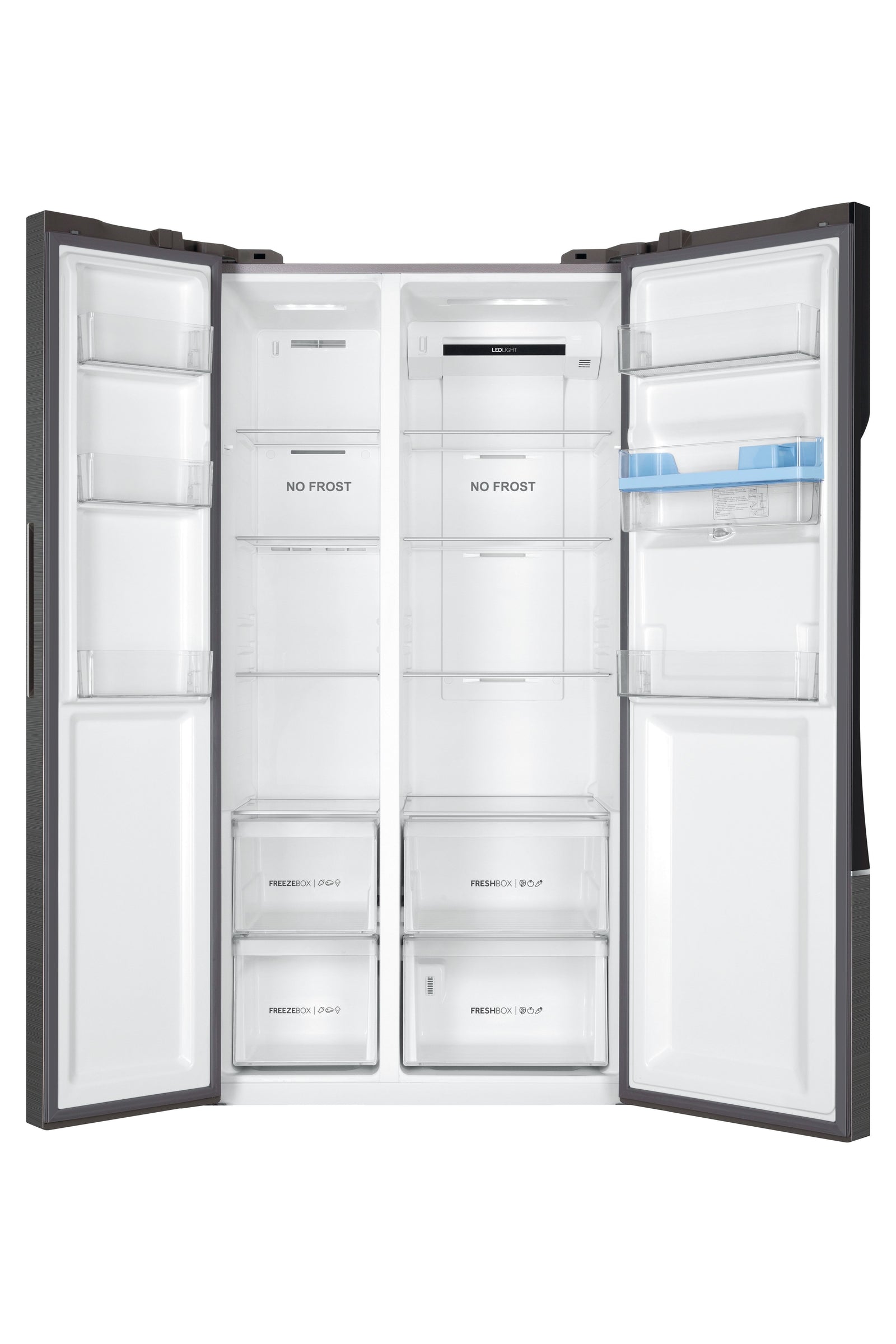 Frigorifero Side-By-Side Libera Installazione Haier SBS 90 Serie 3 HSR3918EWPG 521 L E Argento