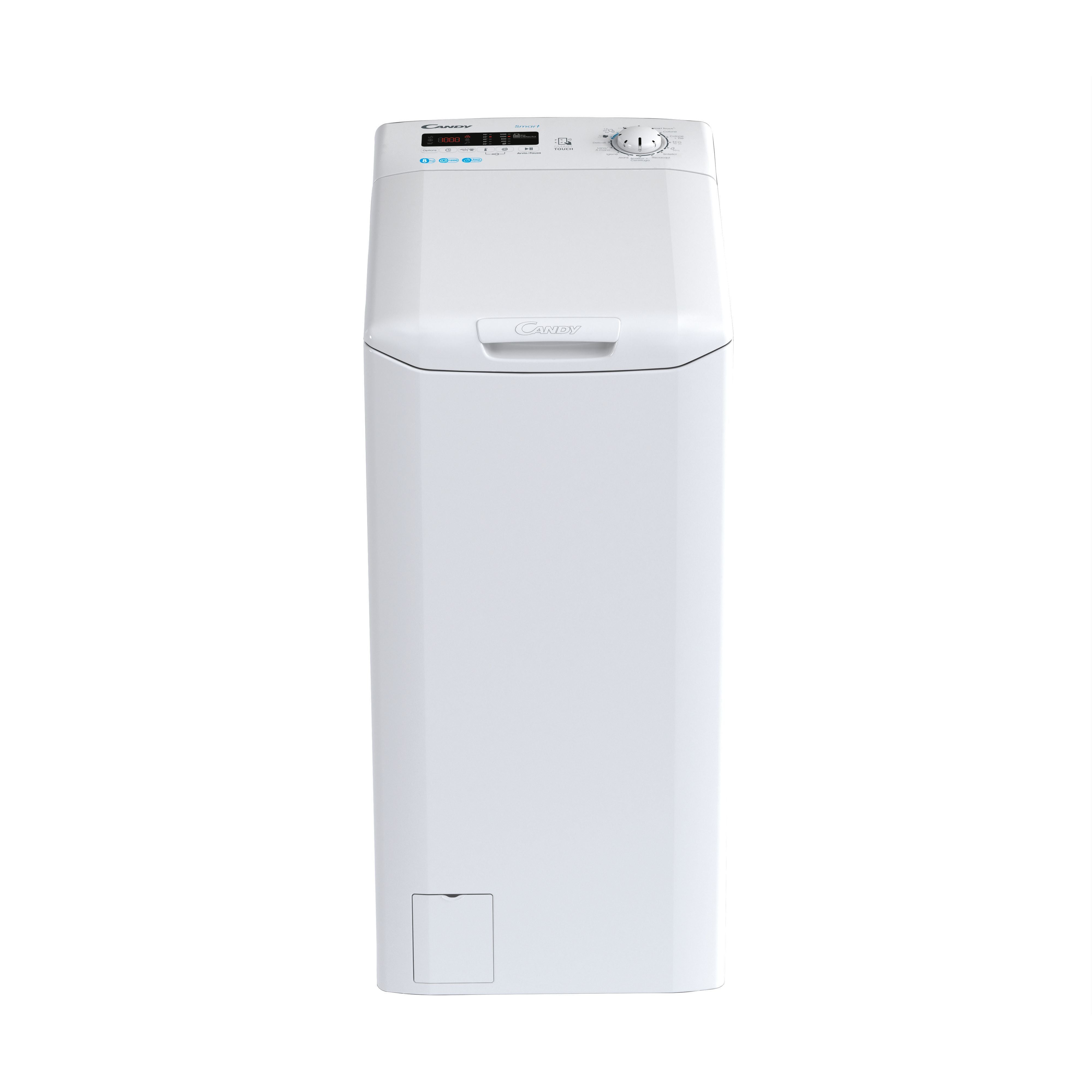 Lavatrice Libera Installazione Caricamento Dall'Alto Candy Smart CST 282D2/1-11 8 kg 1200 Giri/min Bianco