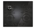 Plaque de cuisson à gaz encastrable Candy Moderna CVG6BR4WTB noire 60 cm avec 4 brûleurs