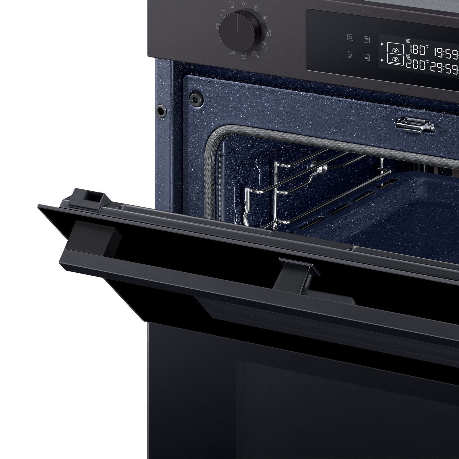 Forno Da Incasso Samsung Dual Cook Flex™ Serie 4 NV7B4540VBB 76L Classe A+ Black Inox