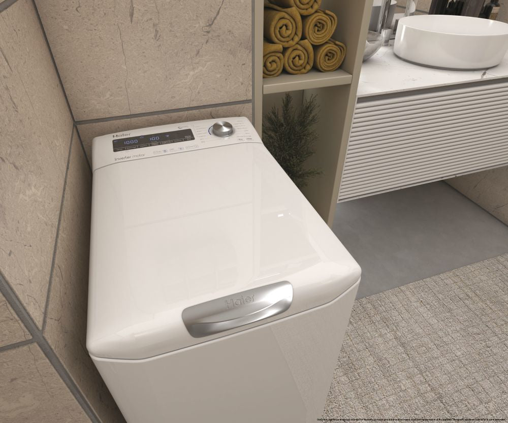 Lavatrice Libera Installazione Caricamento Dall'Alto Haier RTXSG47TMC5-11 7 kg 1400 Giri/min Bianco