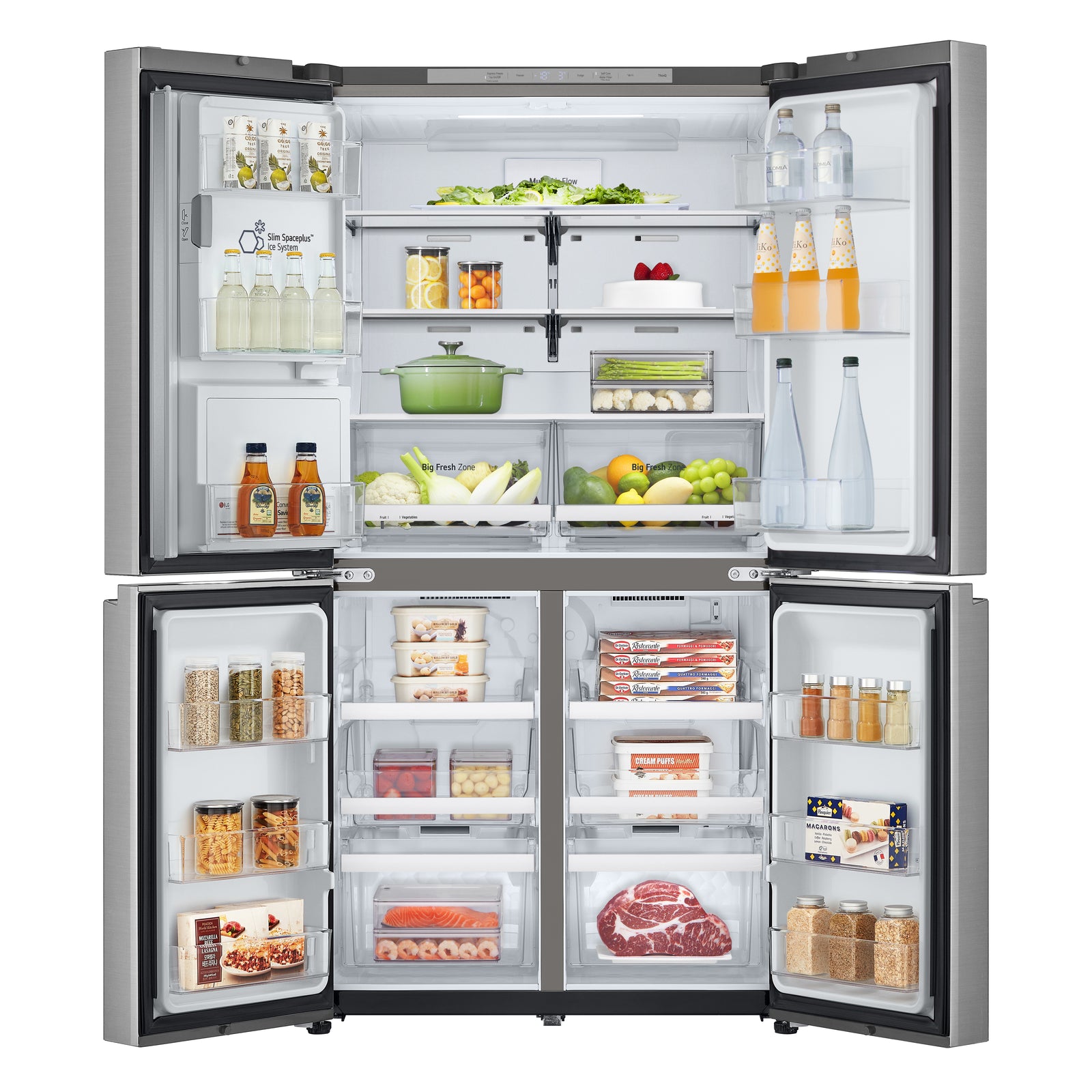 Frigorifero Multidoor Libera Installazione LG GML960PYFE 637L Classe E Wi-Fi Prime SIlver