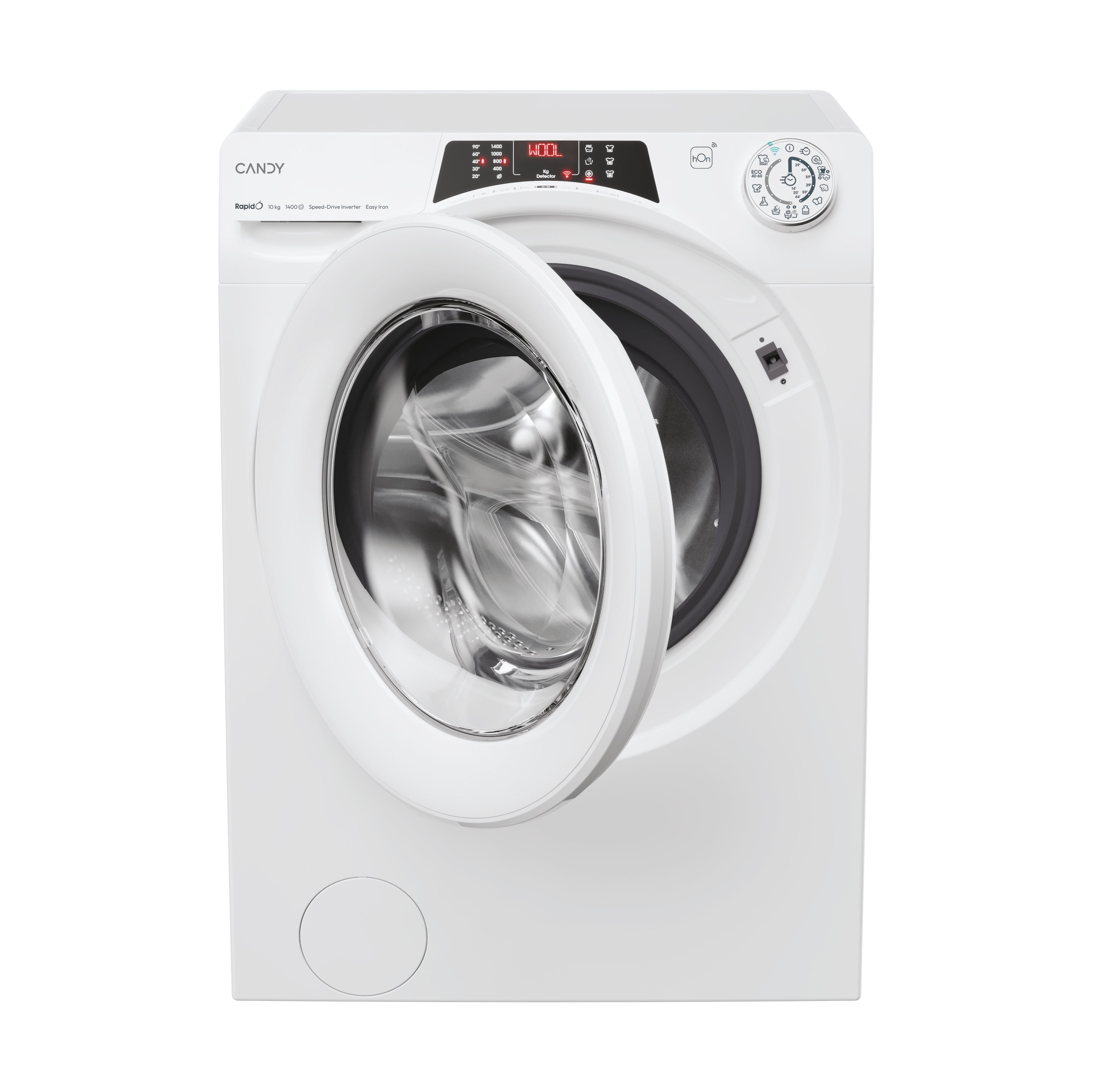 Lavatrice Libera Installazione Caricamento Frontale Candy RapidÓ RO 14104DWMT/1-S 10 kg 1400 Giri/min Bianco