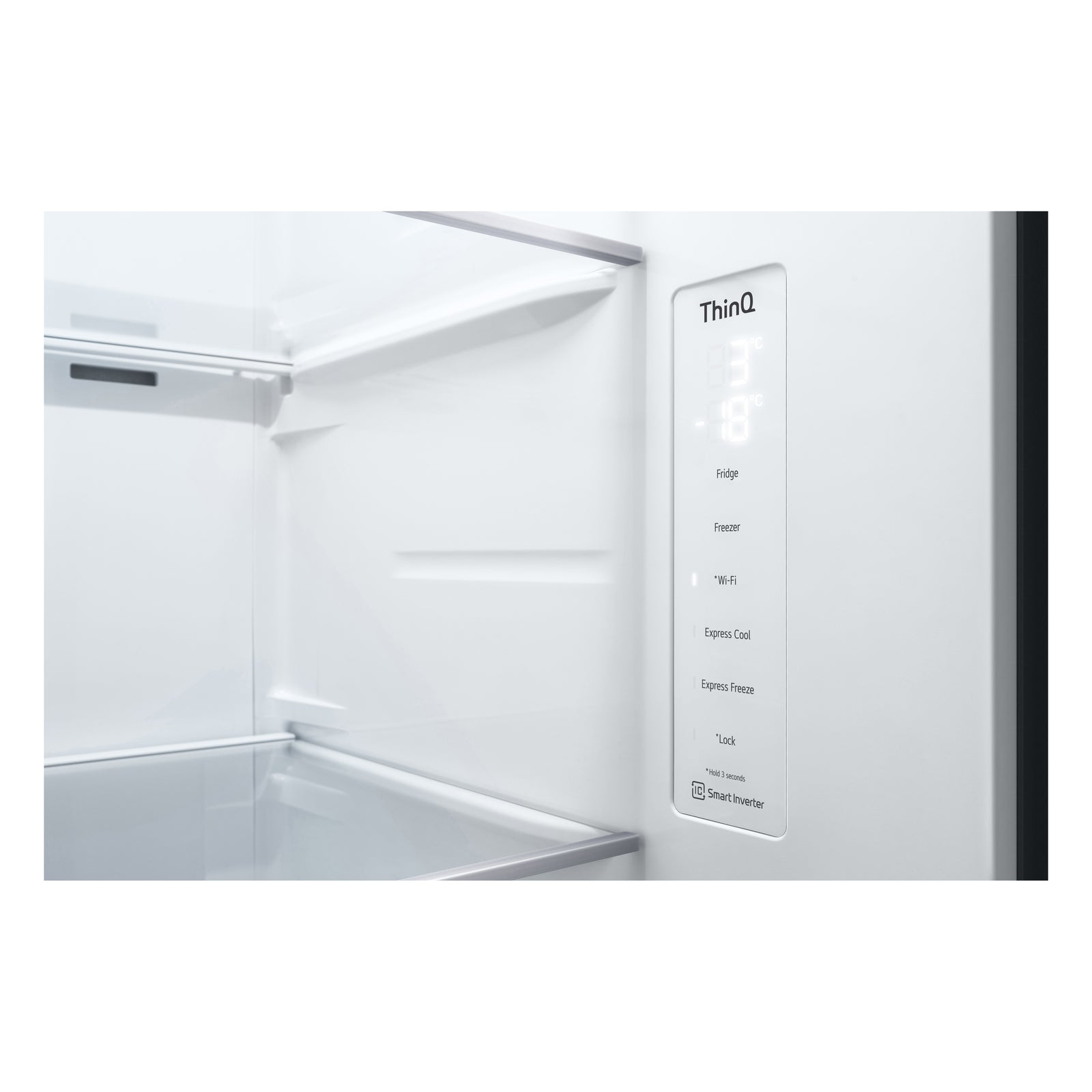 Frigorifero Side-by-Side Libera Installazione LG InstaView GSVV80PYLL 655L Classe E Argento