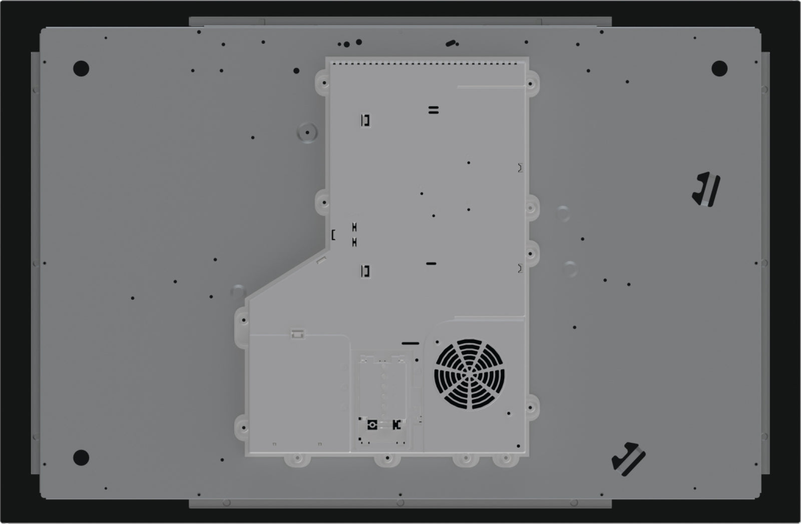 Piano Cottura a Induzione Da Incasso Hisense HI8421BSC 80 cm Nero 4 Zone