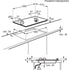 Piano Cottura a Gas Da Incasso AEG Serie 3000 HGB64400SM Slim Line 60 cm