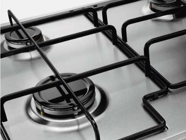 Piano Cottura a Gas Da incasso Electrolux EGS6424X 59.5 cm Acciaio Inox Gas 4 Fornello(i)