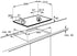 Piano Cottura a Gas Da incasso Electrolux EGS6424X 59.5 cm Acciaio Inox Gas 4 Fornello(i)
