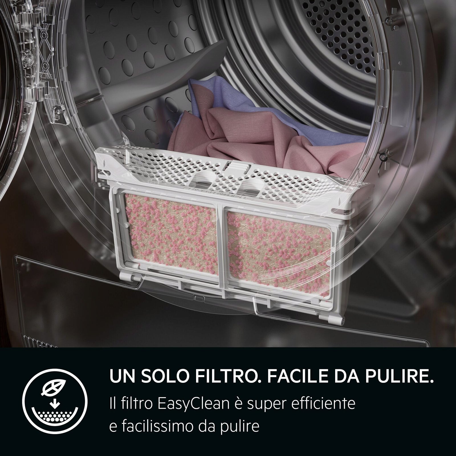 Asciugatrice Libera Installazione Caricamento Frontale AEG Series 7000 SensiDry TR7HG8C 8 Kg Bianco Classe C