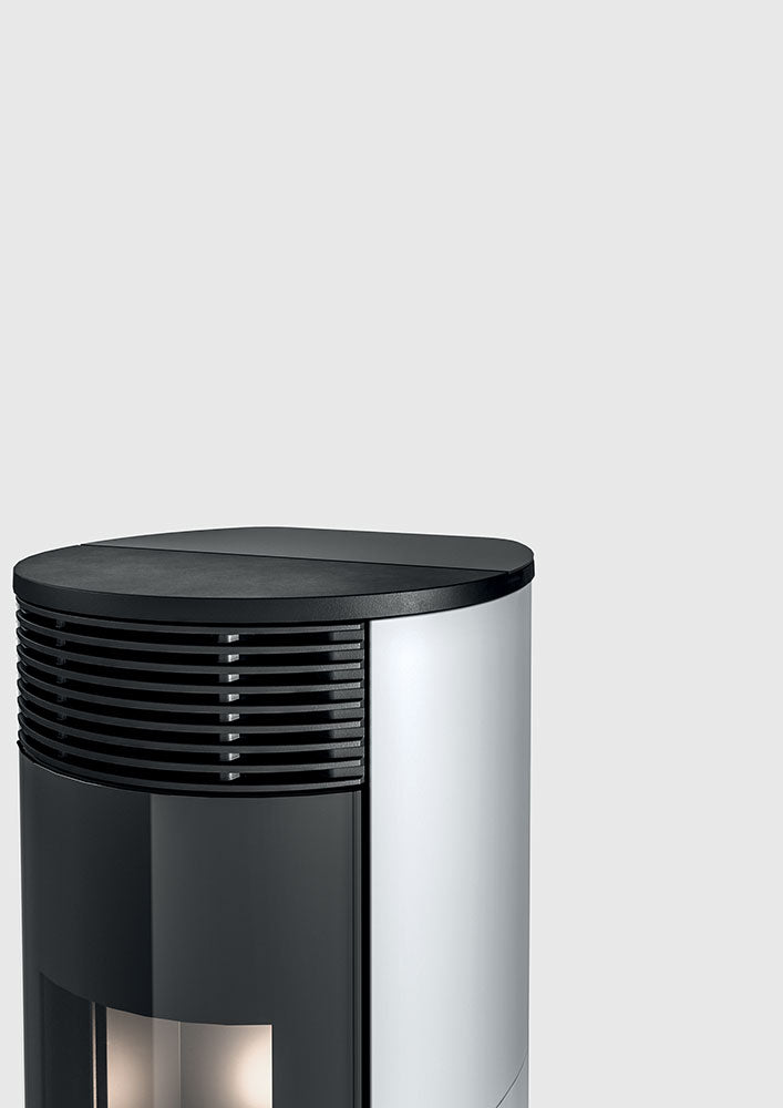 Stufa a Pellet Tonda MCZ Pad Hydromatic 24 R Maestro Plus Da 24 Kw Vari Colori
