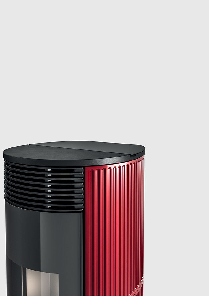 Stufa a Pellet Tonda MCZ Pad Hydromatic 24 R Maestro Plus Da 24 Kw Vari Colori