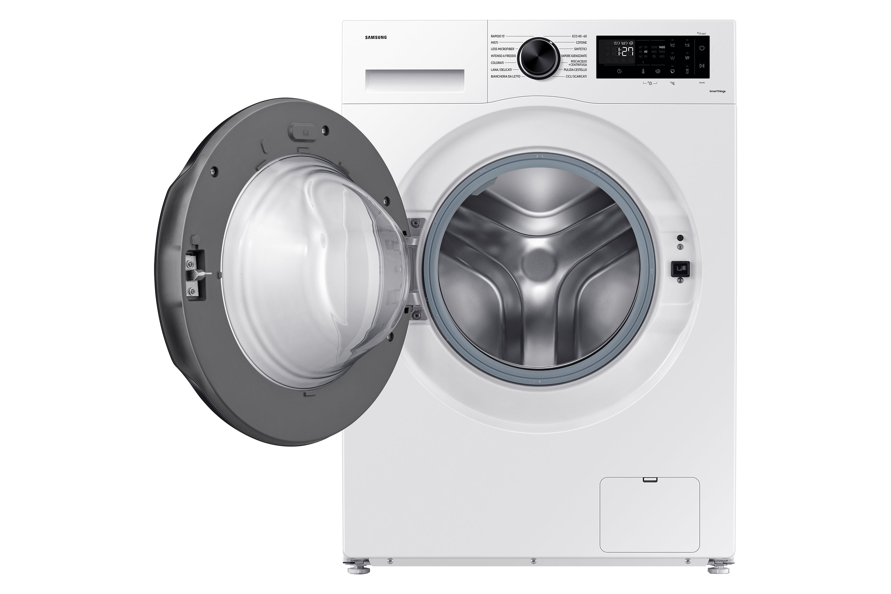 Lavatrice Libera Installazione Carico Frontale Samsung WW80CGC04DAEET Crystal Clean Slim 8 Kg Classe A