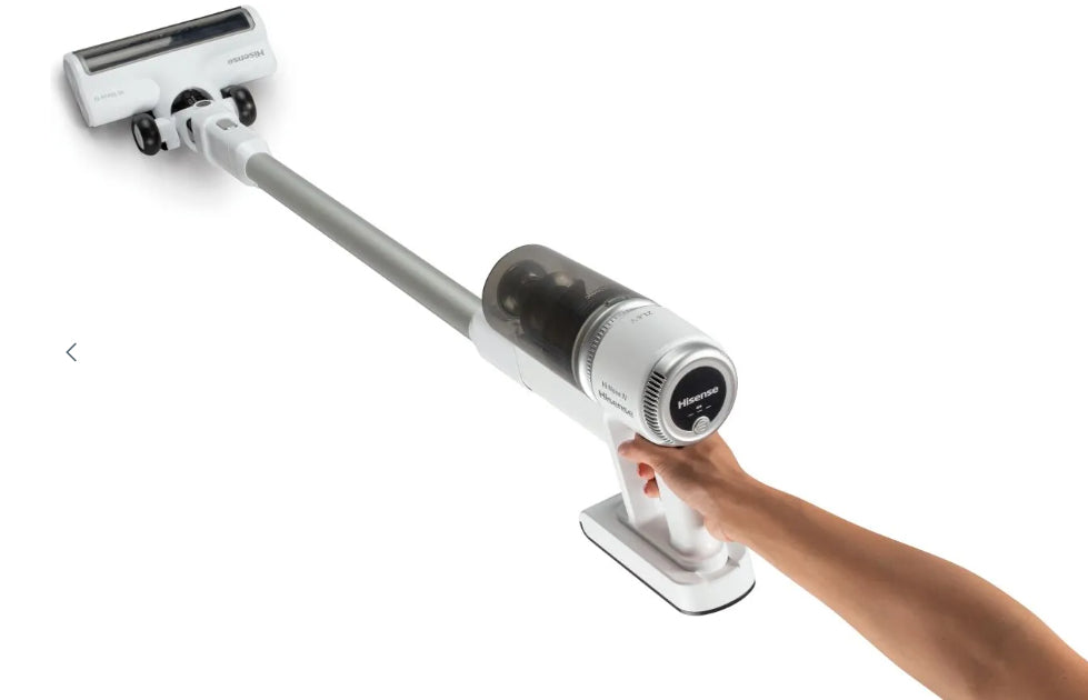 Aspirapolvere a Bastone 2 in 1 Hisense 738224 Batteria Secco Senza Sacchetto 0,5L 110 W Bianco