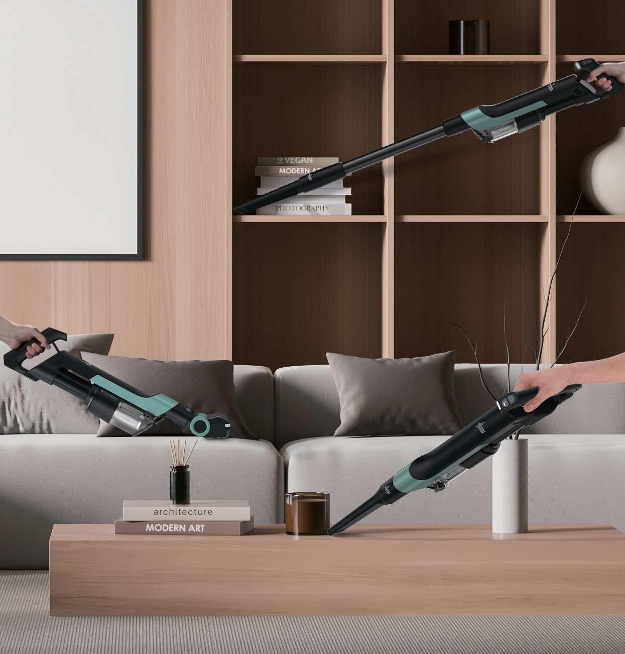Scopa Elettrica Senza Filo Hoover HF201P 011  Senza Sacchetto 1L 195 W Blu