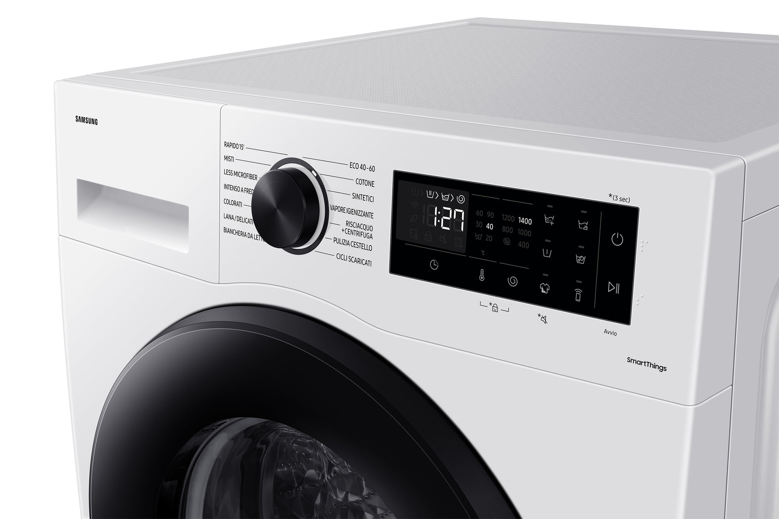 Lavatrice Libera Installazione Carico Frontale Samsung WW80CGC04DAEET Crystal Clean Slim 8 Kg Classe A