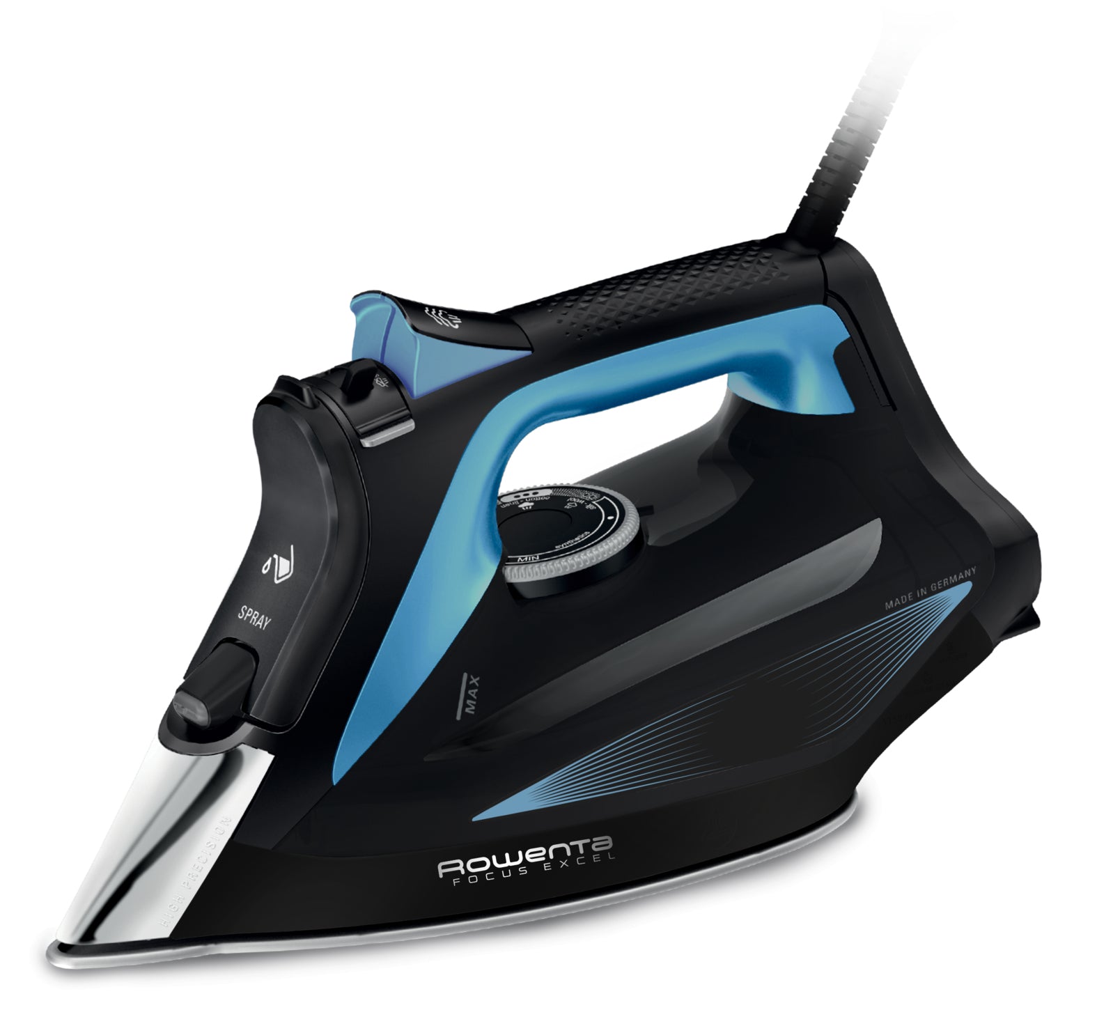 Ferro a Vapore Microsteam Rowenta DW5310 400 HD Laser 2700 W Nero, Blu