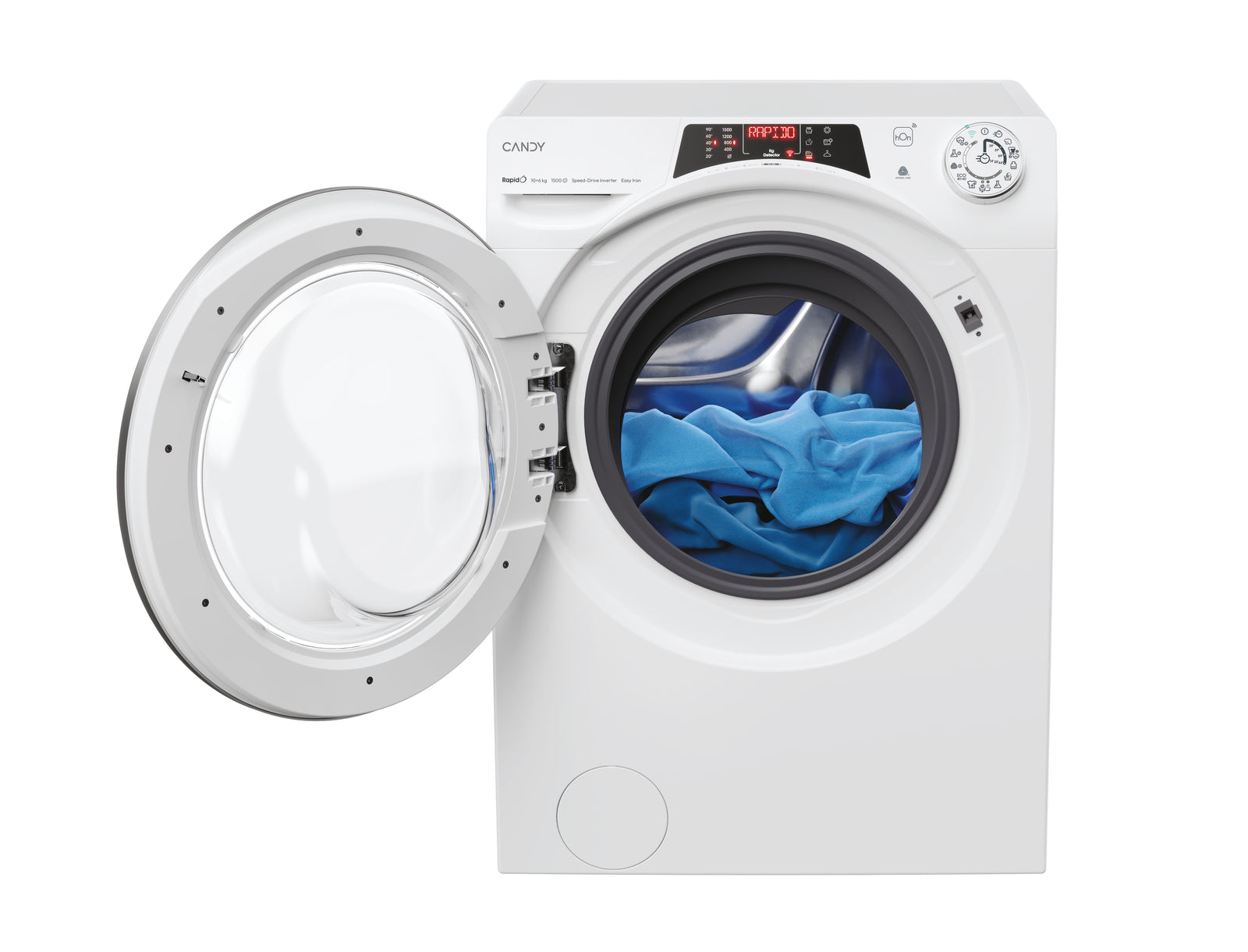 Lavasciuga Libera Installazione Caricamento Frontale Candy RapidÓ ROW51066DWMST-S 10/6kg Bianco Classe D