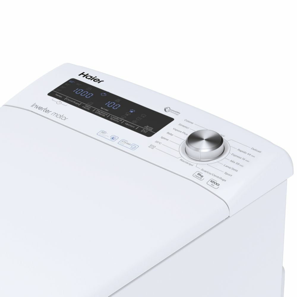 Haier RTXSG28TMC5-11 8 kg 1200 rpm White Top-Loading Freestanding Washing Machine