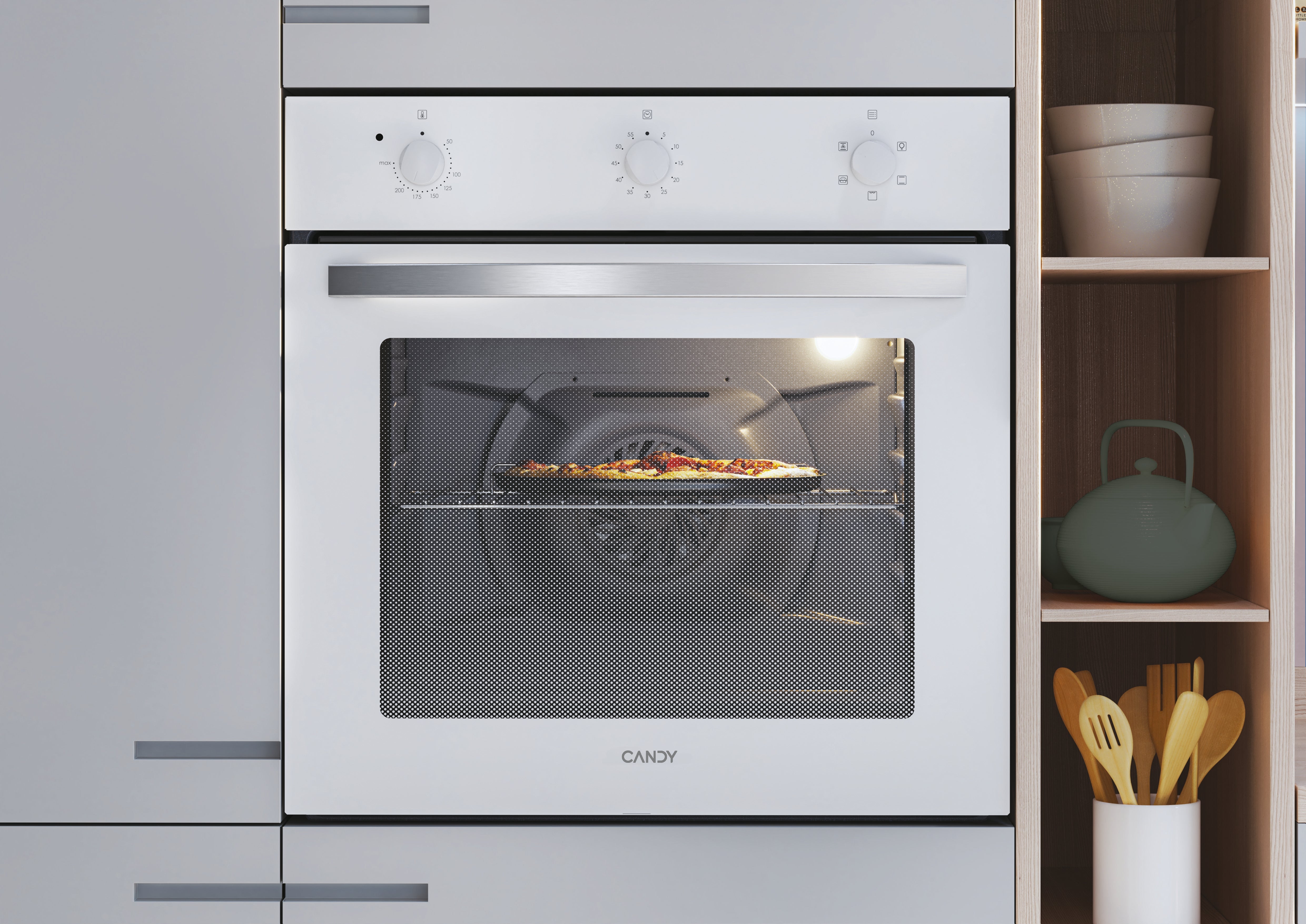Forno Da Incasso Candy Idea FIDC B502IT 65L Colore Bianco